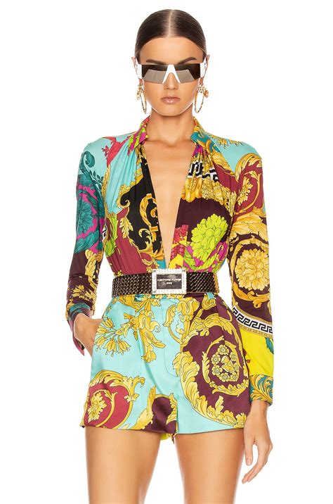 bodysuit versace|versace bodysuits for women.